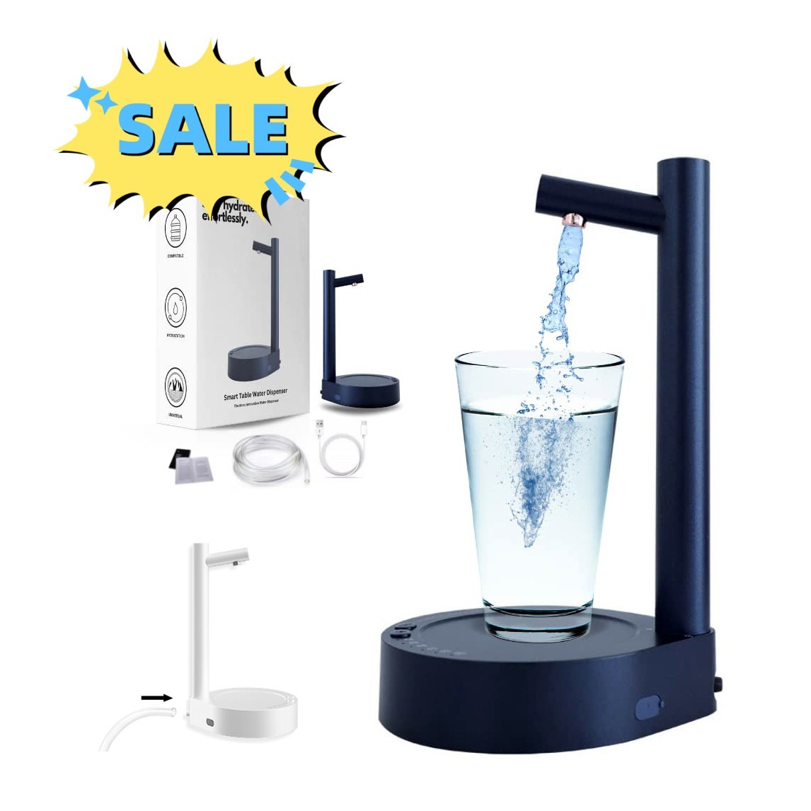 Dispenser Electric Water Dispenser Rechargeable